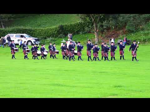 Pipes and Drums beim Highland Evening in Pitlochry