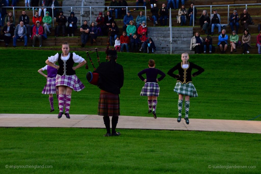 Dance performance at the Highland Evening in Pitlochry