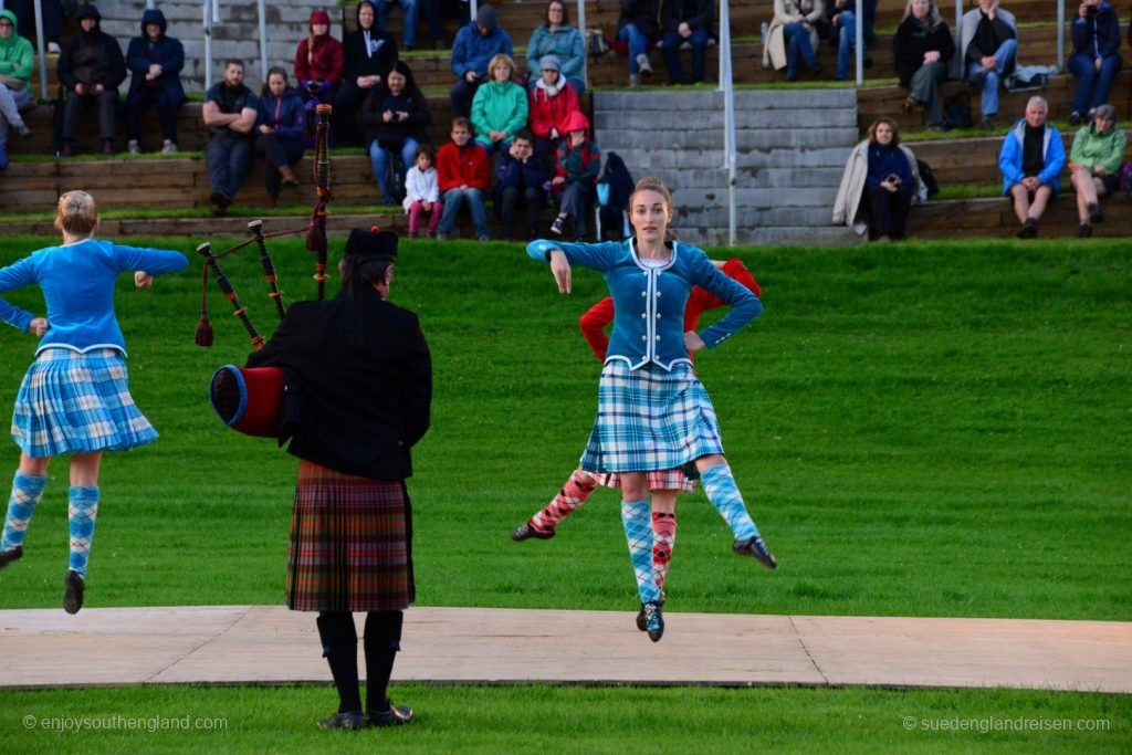 Dance performance at the Highland Evening in Pitlochry